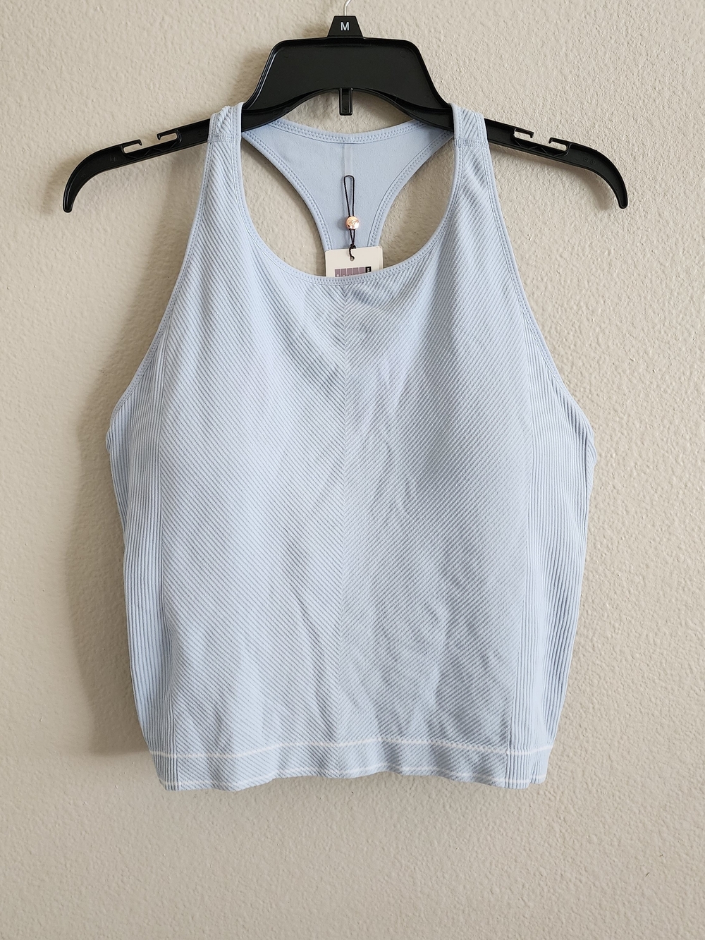 CALIA Seamless Support Ribbed Tank Top Halogen Blue XXL